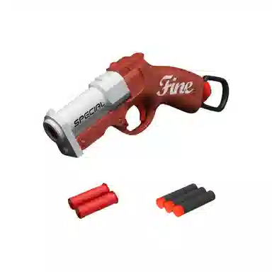 咕轹 迷你哥布林手炮拉栓发射器抛壳软弹枪 枪型玩具