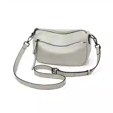 老人头 简约百搭纯色 头层牛皮 单肩包 女款 多色