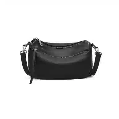 老人头 简约百搭纯色 头层牛皮 单肩包 女款 多色