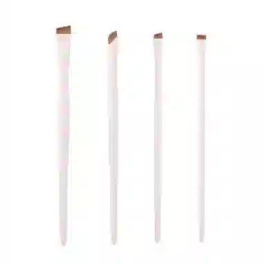 米甜兔  镰刀眼线刷 修容柔软 超薄扁头极细