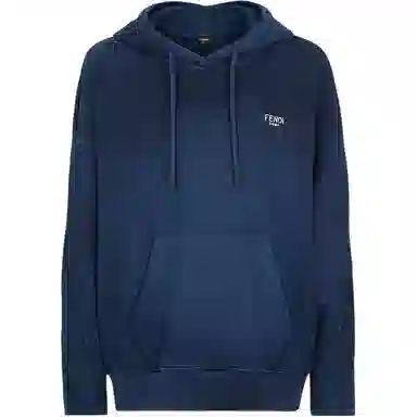 Fendi Logo Gradient Sweatshirt Blue