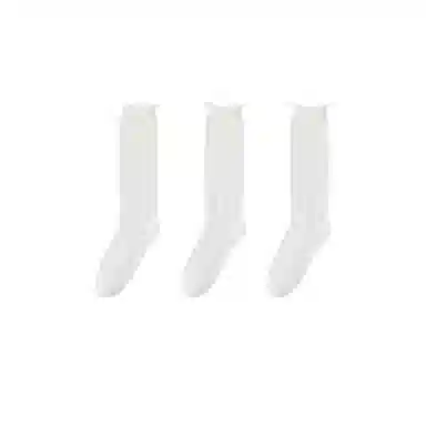 亲相见 抗起球防臭无骨月子透气堆堆袜中筒袜 女款 组合装