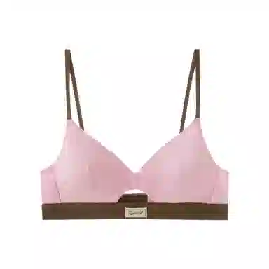 内在密码 小胸聚拢薄款法式三角杯无痕舒适莫代尔透气少女美背文胸 女款