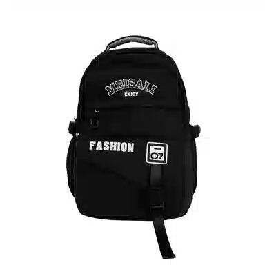 彤彤兔 韩版百搭撞色时尚 尼龙 双肩包 男女同款情侣款 卡其色\蓝色配红色\黄棕色\白配绿\黑色