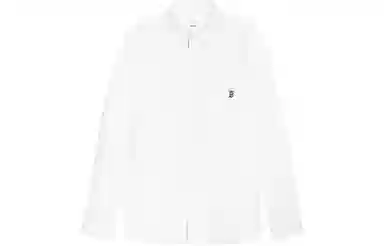 Burberry Classic Logo Cotton Shirt White