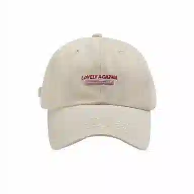 稻草人 字母韩系百搭简约休闲 显脸小 棉 鸭舌帽 男女同款情侣款