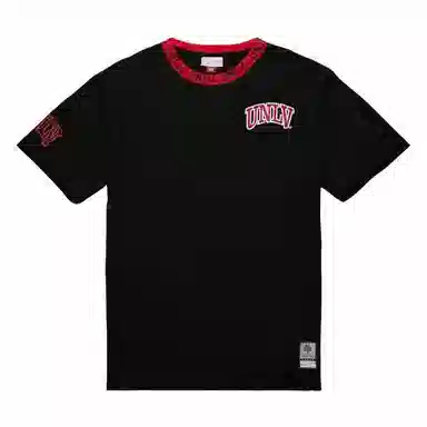 Mitchell Ness x NCAA UNLV Rebels Jacquard Ringer Vintage Logo T