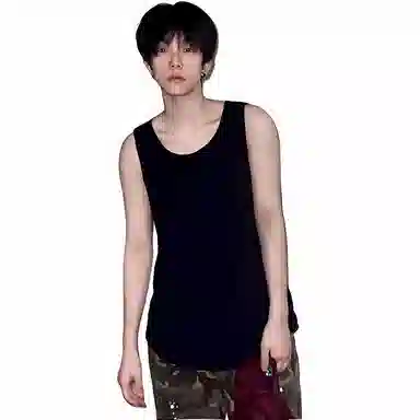 黑马漫画 美式坎肩简约背心 男女同款