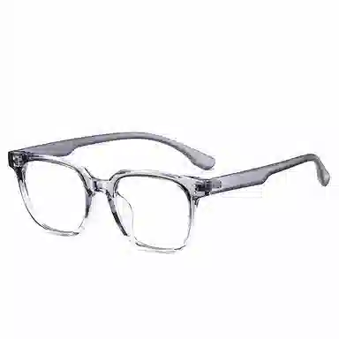 山一丸 防蓝光眼镜素颜百搭时髦韩系潮流近视眼镜 椭圆形 光学镜架 男女同款情侣款