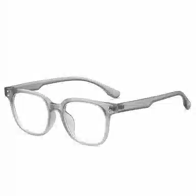 山一丸 防蓝光眼镜素颜百搭时髦韩系潮流近视眼镜 椭圆形 光学镜架 男女同款情侣款