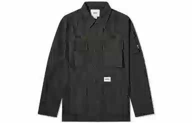 WTAPS Jungle Ls 01 Shirt. Cotton. Satin