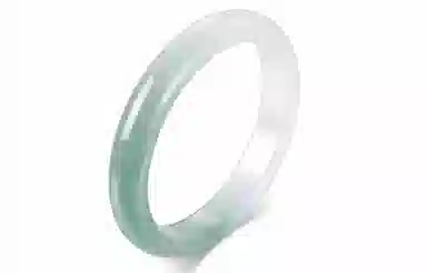 石头记 青山黛半白半绿 新中式国朝 古典宫廷风 温婉优雅小众设计 高级感 冰透礼盒款 玉髓 玉石手镯 女款