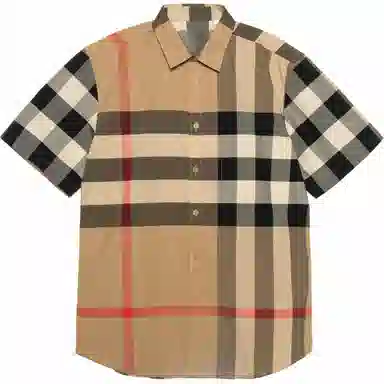 Burberry Check Short Sleeve Shirt