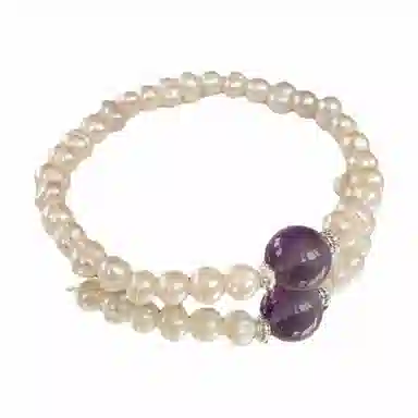 【珠圆玉润】 指尖瑰宝 是心动啊 温柔触手可及夏日百搭#好运 紫气东来好运常伴 珍珠 手串 男女同款情侣款