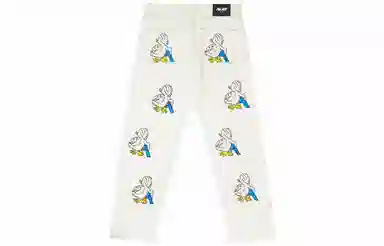 PALACE FW22 Duck Print Jeans White