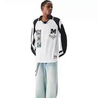 MEDM FW24 Pegasus Print Football Jersey