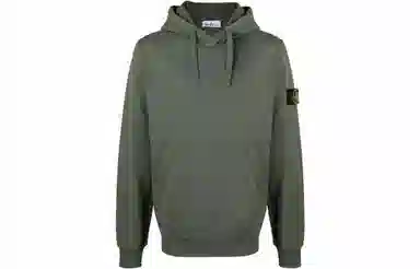 Stone Island Hooded Sweatshirt Green