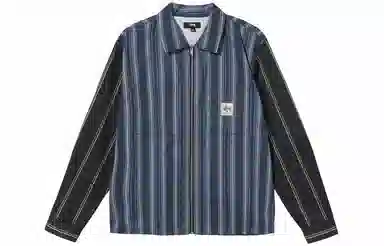 Stussy Mixed Stripe Zip Shirt