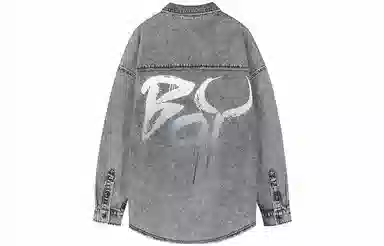 Boy London SS21 Logo Denim Shirt Grey