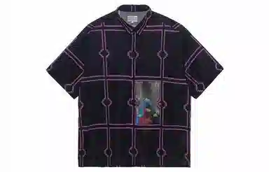 Cav Empt Wizard Check Short Sleeve Shirt Black