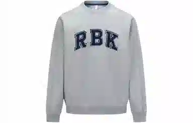 Reebok Embroidered Pullover Sweatshirt Light Heather Gray