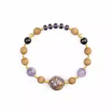 仙源 紫气东来 檀木 木作手串 男女同款情侣款