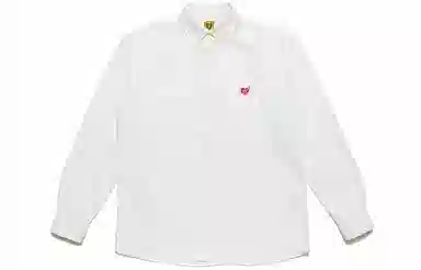 HUMAN MADE SS21 Heart Embroidery Button Shirt