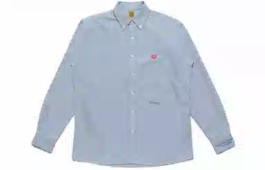 HUMAN MADE SS21 Heart Embroidery Button Shirt