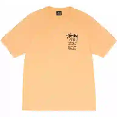 Stussy x OUR LEGACY FW24 WORK SHOP 8 BALL YIN YANG TEE PIGMENT DYED logoT