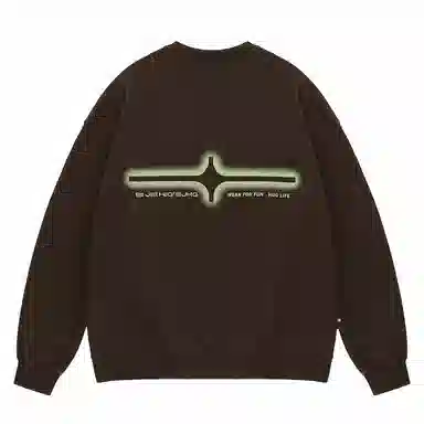 BJHG Lucky Star Knit Fleece Sweatshirt