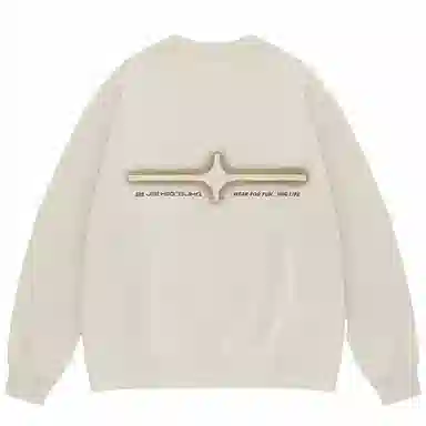 BJHG Lucky Star Knit Fleece Sweatshirt