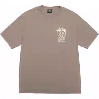 Stussy x OUR LEGACY FW24 WORK SHOP 8 BALL YIN YANG TEE PIGMENT DYED logoT