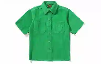Drew House Smiley Corduroy Shirt Green