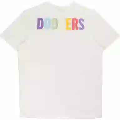 New Era Ivory Dodgers Logo Tee