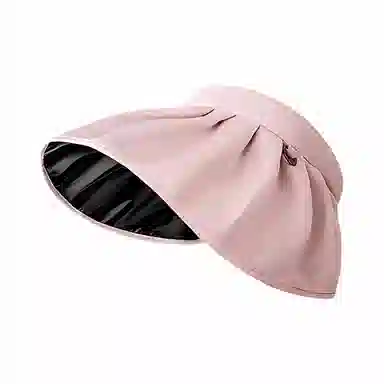 杨同学 夏季防紫外线贝壳遮阳帽空顶太阳帽子大檐夏天儿童可折叠 聚酯纤维 防晒帽 女款