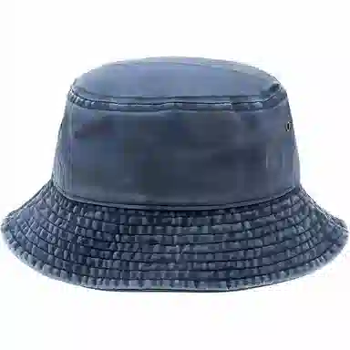 杨同学 做旧水洗 牛仔户外防晒 遮阳帽 潮韩版百搭 日系纯色 短盆帽 棉 渔夫帽 男女同款情侣款