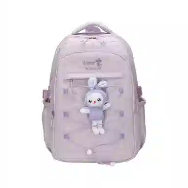 彤彤兔 背包简约学院风书包 尼龙 双肩包 常规 女款 多色