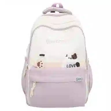 彤彤兔 休闲百搭背包高颜值 尼龙 双肩包 常规 女款 黑色/卡其色/粉色/紫色/蓝色