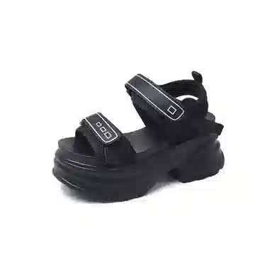 美洲爵士 一字带软底 休闲运动 沙滩凉鞋 女