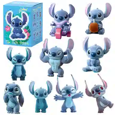 九木杂物社 史迪奇 怪可爱系列 手办潮玩玩具 盲盒类 单个随机