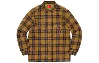 Supreme FW21 Week 12 Quilted Plaid Flannel Shirt