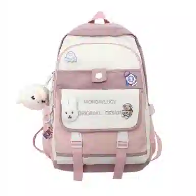 恒源祥 韩版简约时尚 尼龙 双肩包 男女同款情侣款 多色