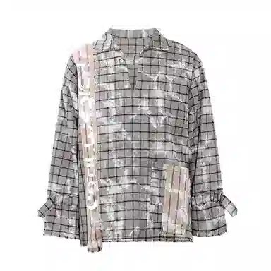 UNTILWERICH Vintage Plaid Shirt