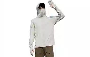 木林森 连帽百搭纯色舒适长袖防晒服 男女同款