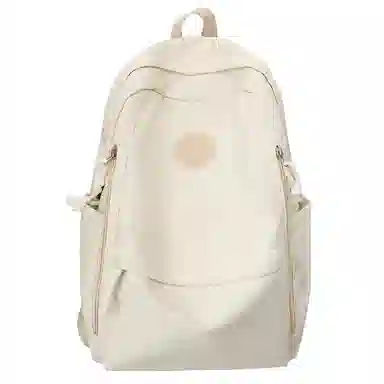 彤彤兔 韩版百搭高颜值休闲简约 尼龙 双肩包 常规 女款 黑色/灰色/白色/蓝色/粉色