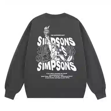 The Simpsons Statue of Liberty Bart Sweatshirt