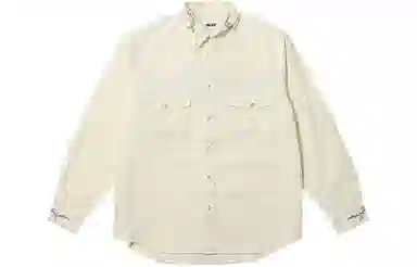 PALACE SS24 FLEXUS SHIRT SOFT WHITE