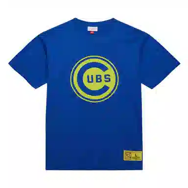 Mitchell Ness x MLB Cubs PLEASURES Neon Nights Premium T