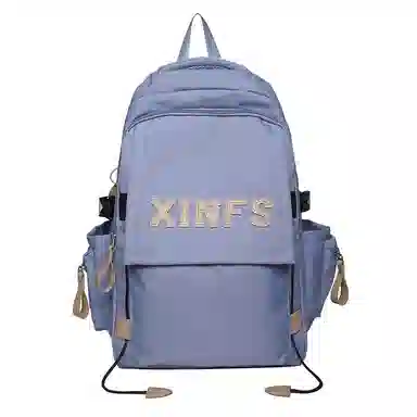 彤彤兔 韩系时尚百搭学生 尼龙 书包背包双肩包 男女同款情侣款 多色