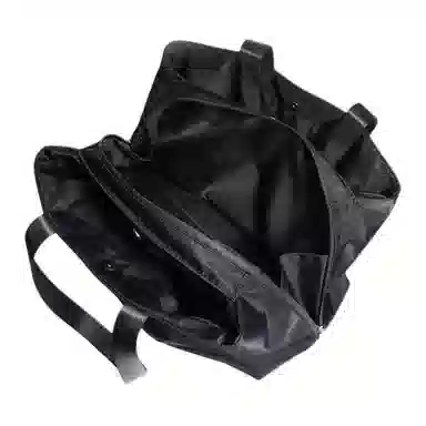 恒源祥 时尚轻便百搭托特包复古通勤腋下包 牛津布 手提单肩包 男女同款情侣款 黑色